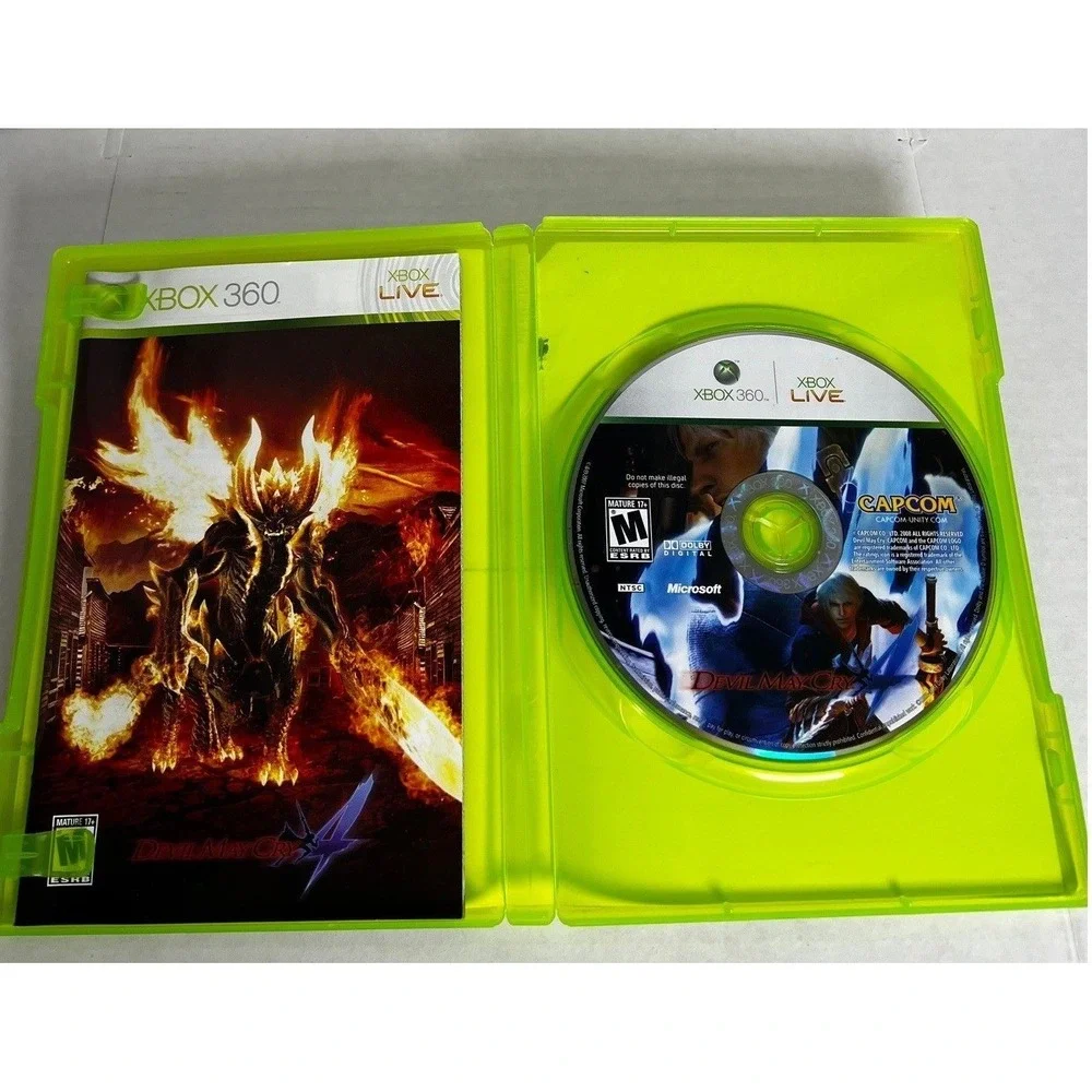 Devil May Cry 4 Xbox 360 Capcom Action Game  CIB with Manual